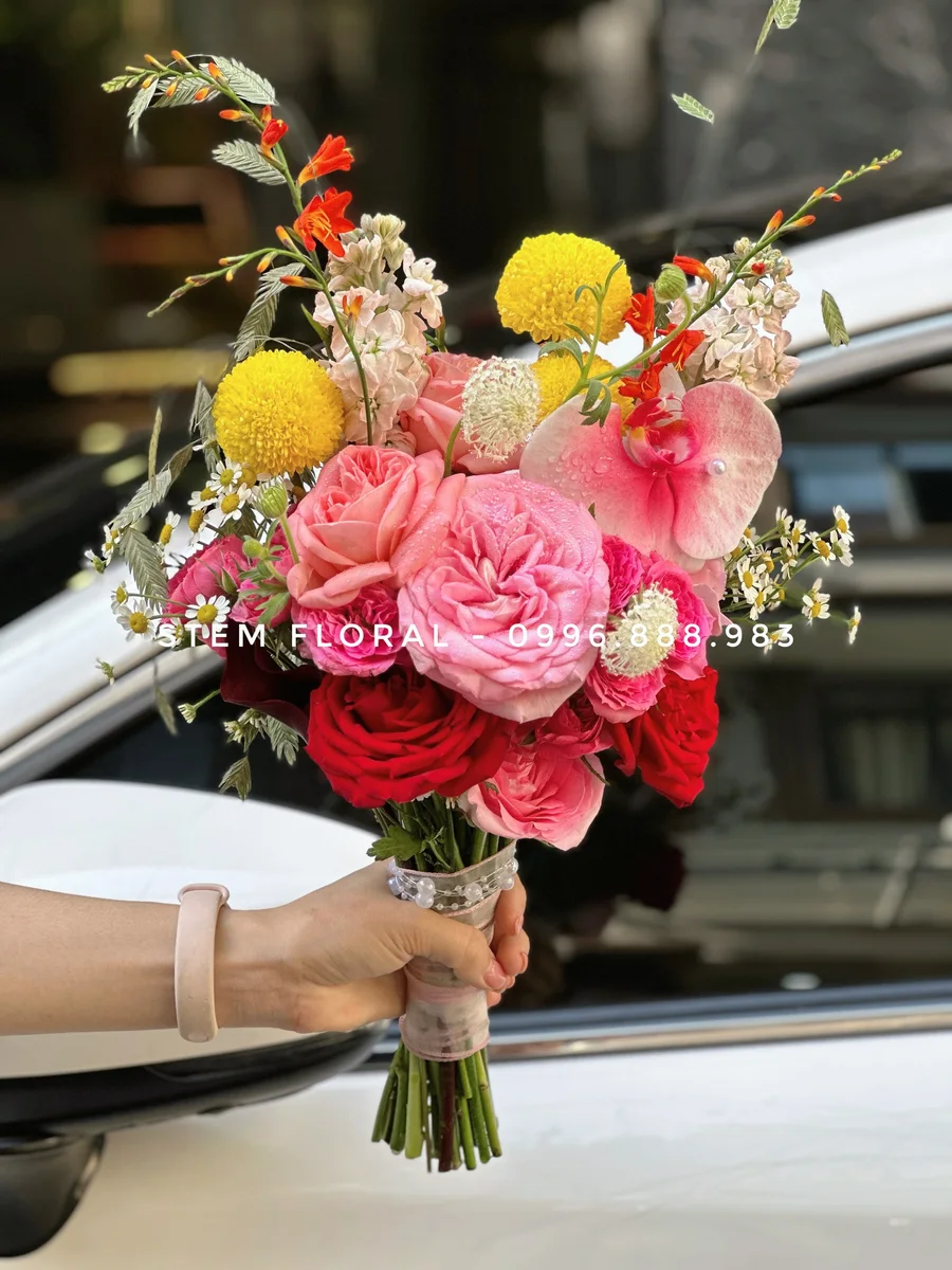 Hoa cưới – mẫu Stem Floral